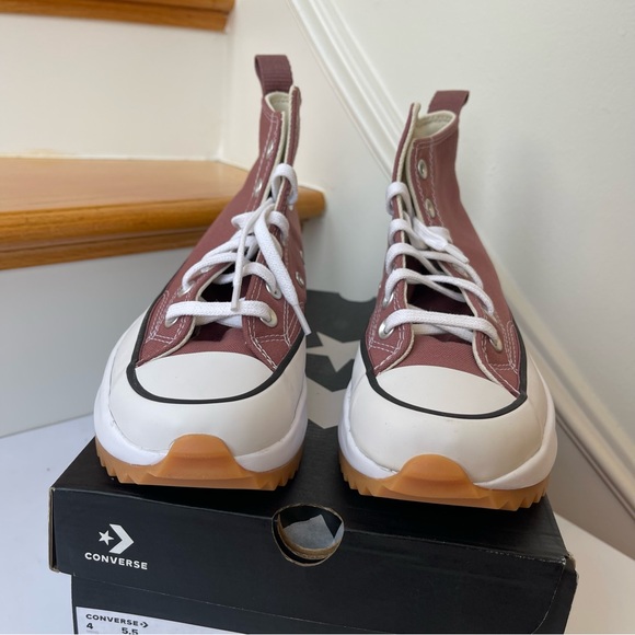 NWT Converse Run Star Hike Platform saddle high top Chuck Taylor sneaker - Picture 7 of 11